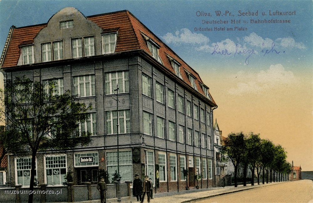 Gdańsk, hotel Deutscher Hof w Oliwie