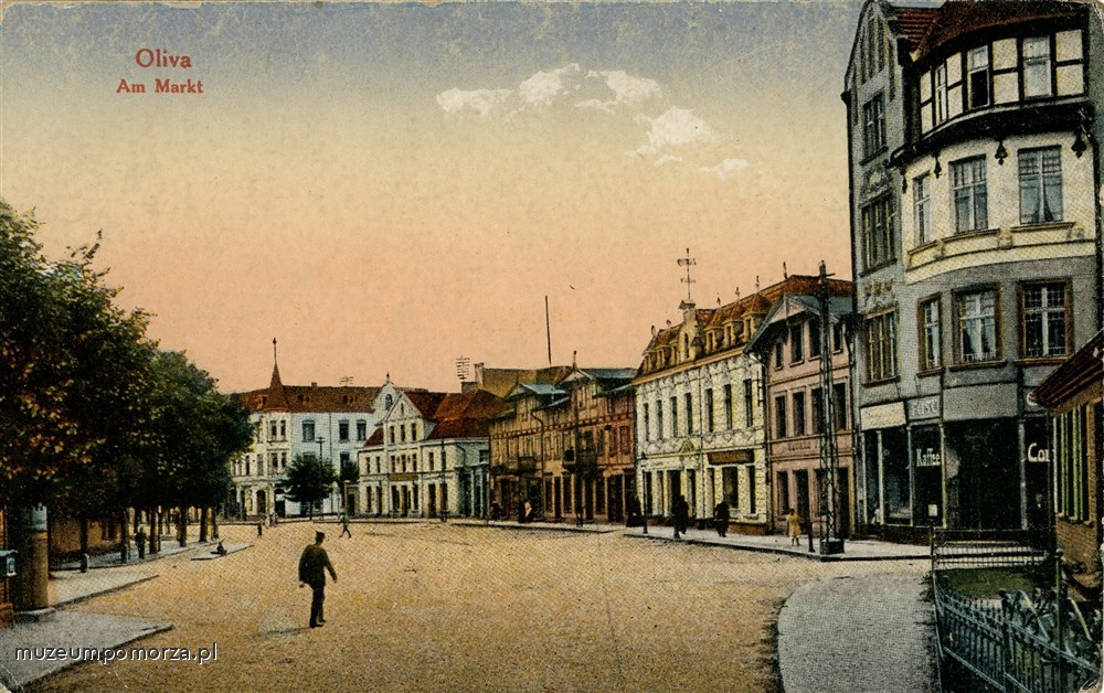 Gdańsk, rynek w Oliwie