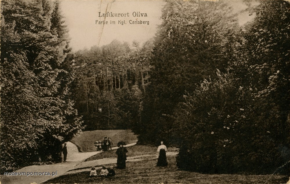 Gdańsk - Oliwa, fragment Wzgórza Pachołek (Karlsberg)