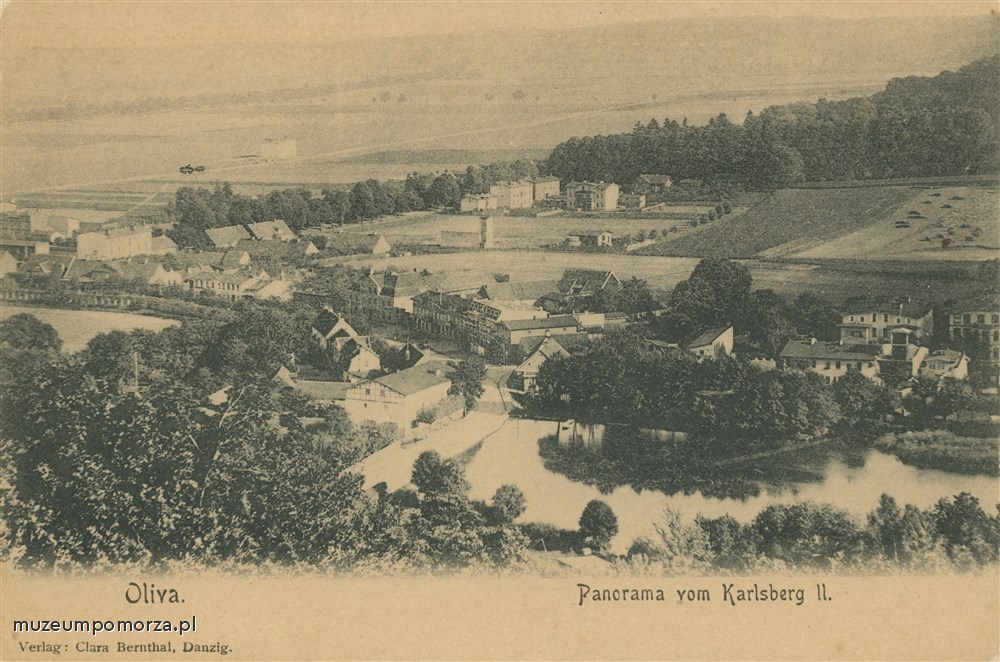 Gdańsk - Oliwa, Panorama widziana ze Wzgórza Pachołek (Karlsberg)