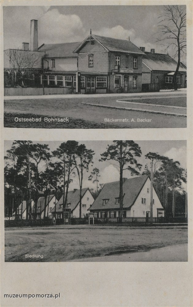 Sobieszewo, Piekarnia i osiedle domków