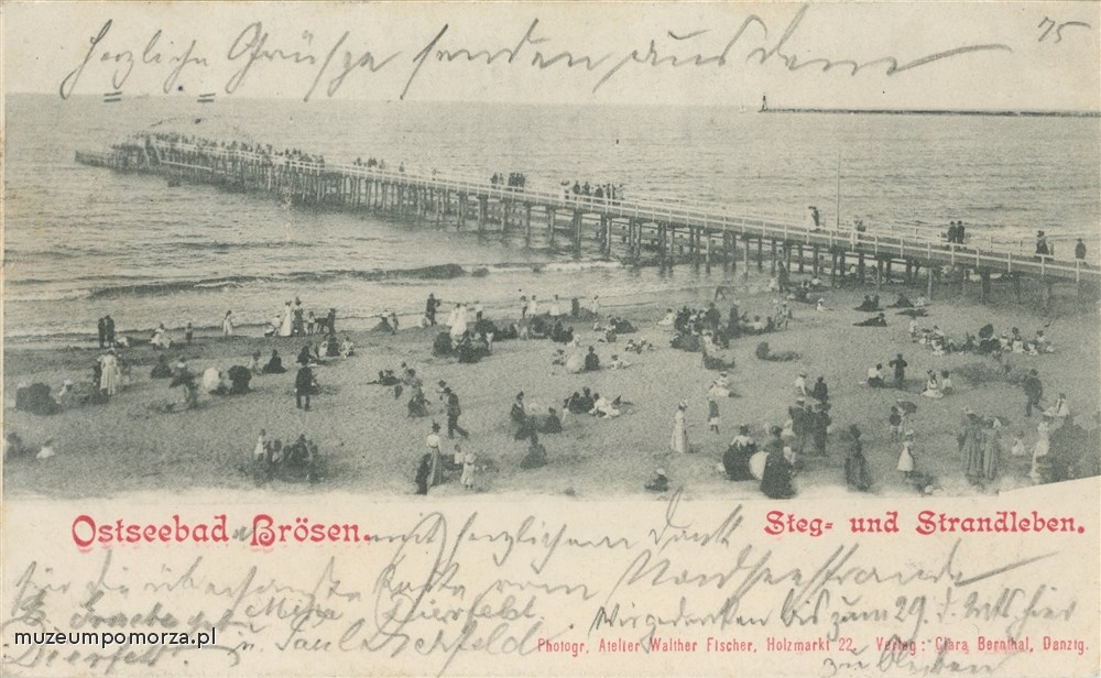 Gdańsk, Plaża i molo w Brzeźnie