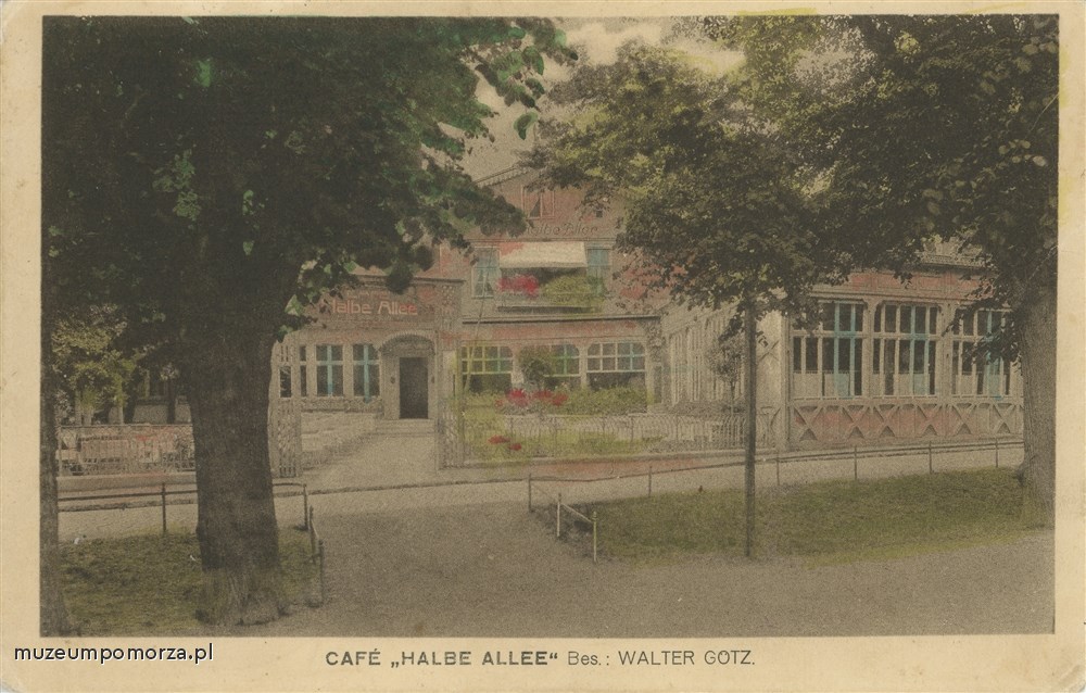 Gdańsk, kawiarnia Halbe Allee