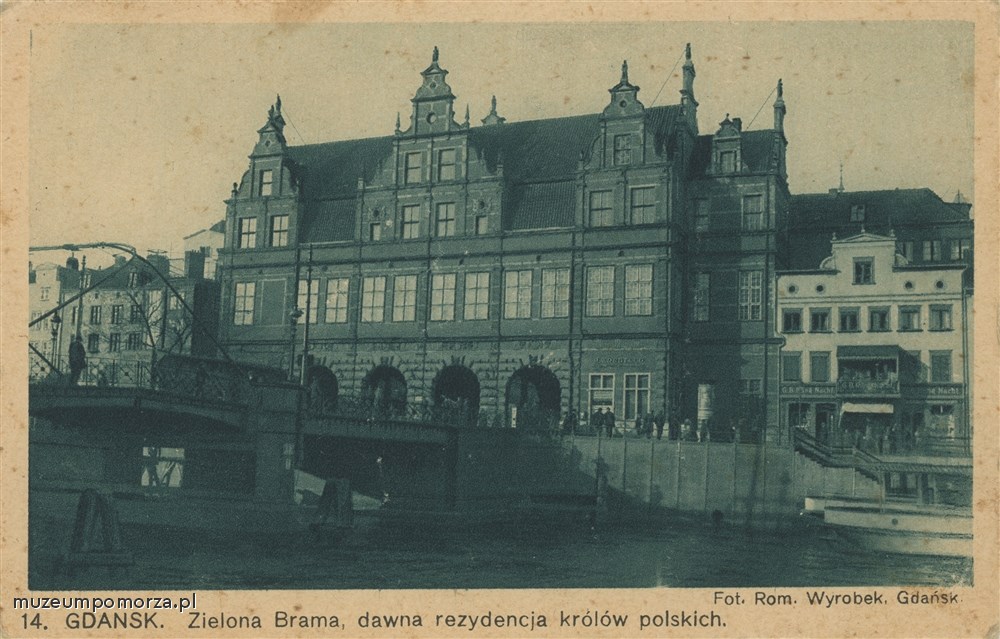 Gdańsk Zielona Brama i Zielony Most, Danzig Grünes Tor u. 