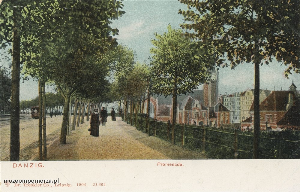 Gdańsk Ul. 3 Maja, Danzig Promenade 