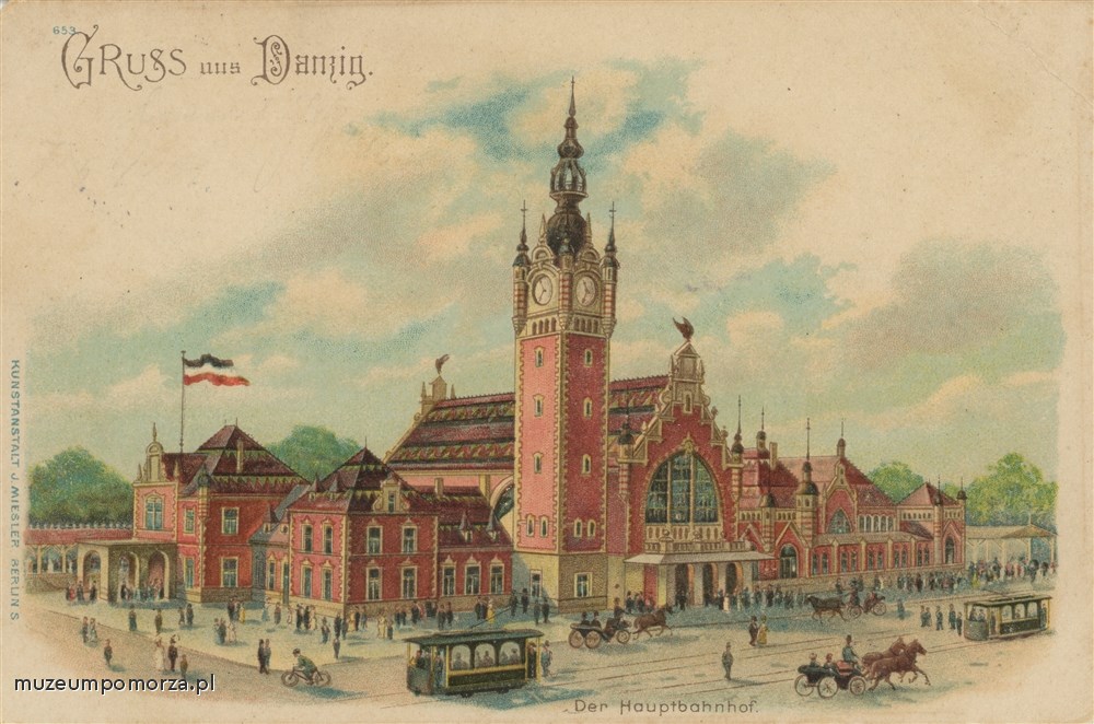 Gdańsk, Dworzec Gdańsk - Główny, Danzig Hauptbahnhof