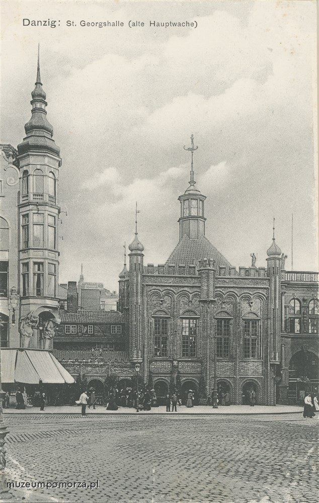Gdańsk, Dwór Bractwa św. Jerzego, Danzig St. Georgshalle 