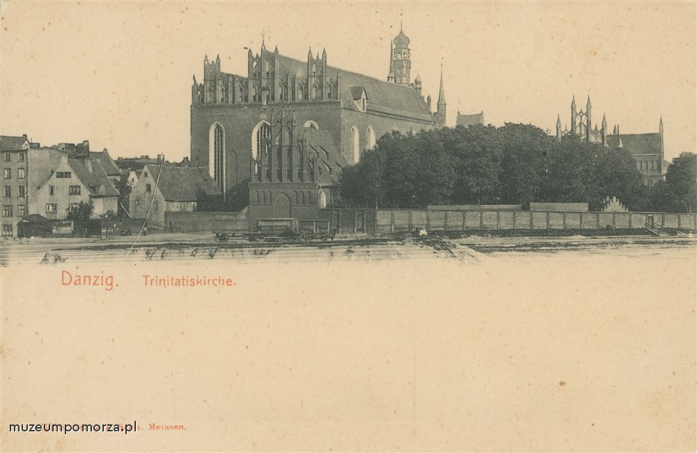 Gdańsk, Widok na Kościół Świętej Trójcy 