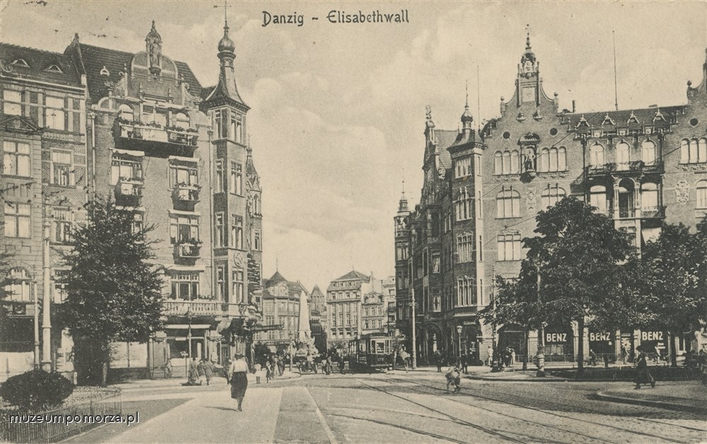 Gdańsk, Skrzyżowanie ulic Wały Jagiellońskie i Hucisko