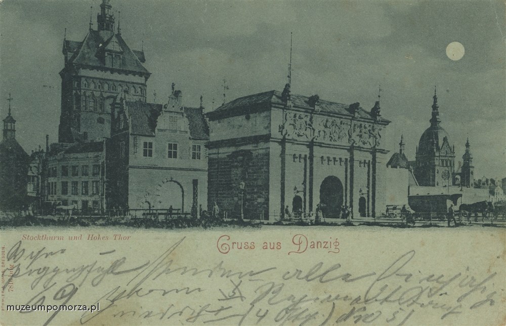 Gdańsk, Panorama przed Bramą Wyżynną