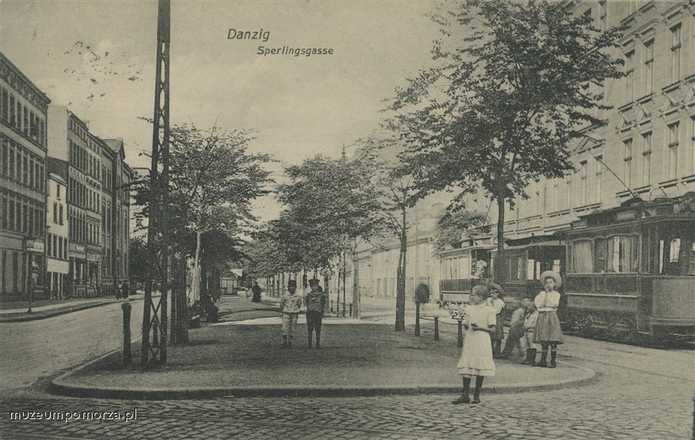 Gdańsk, ul. Wróbla, Danzig Sperlingsgasse