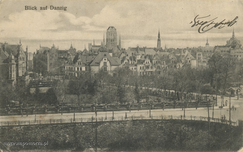 Gdańsk, Panorama miasta, Blick auf Danzig