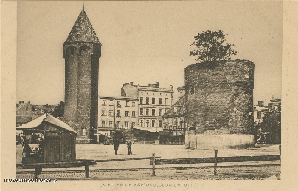 Gdańsk,  Baszta Jacek i Baszta Dominikańska, Danzig 