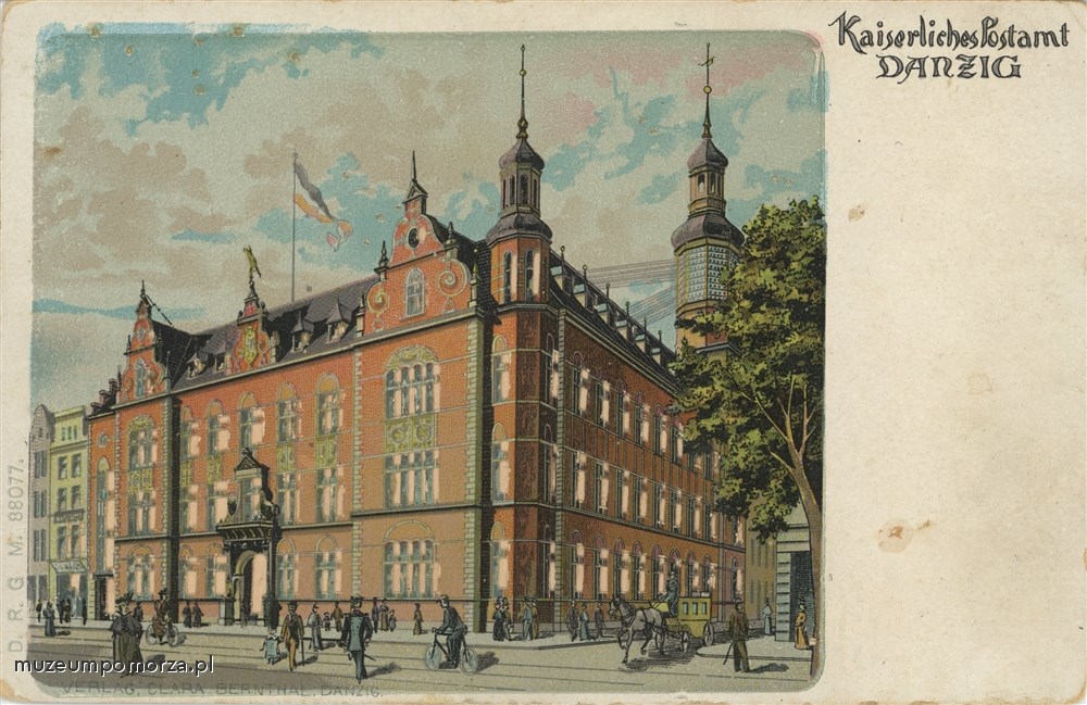 Gdańsk, Poczta Cesarska, Danzig Kaiserliches Postamt