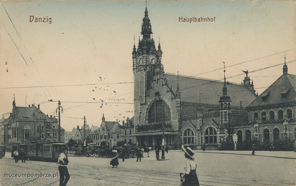 Gdańsk, Dworzec Gdańsk - Główny, Danzig Hauptbanhof