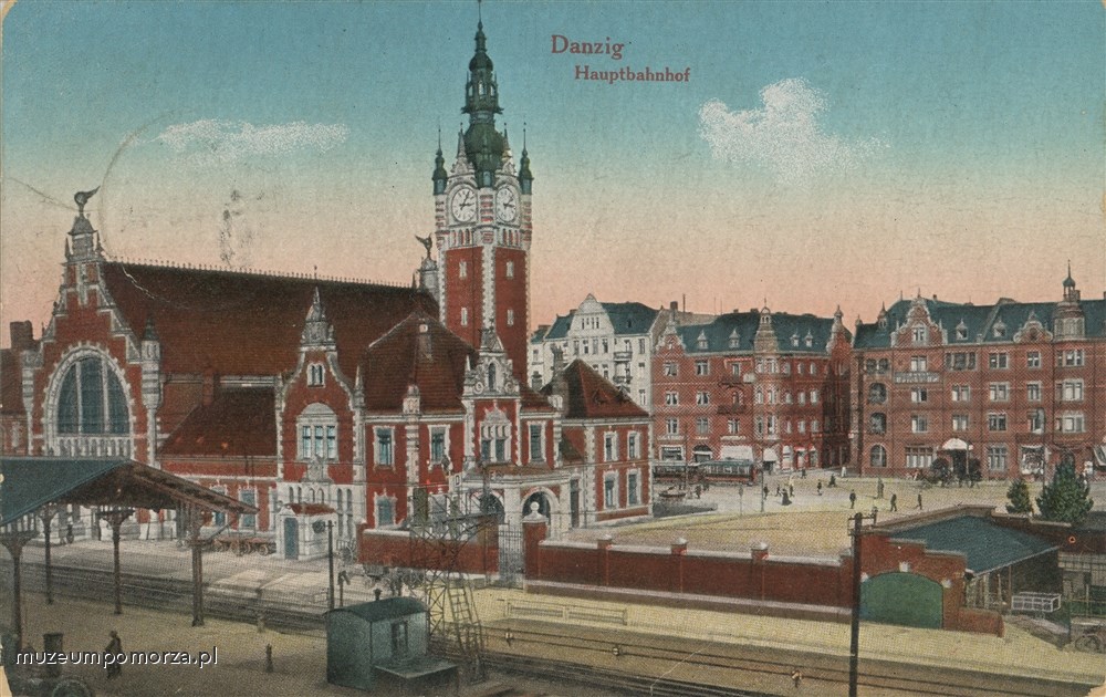Gdańsk, Dworzec Gdańsk  - Główny, Danzig Hauptbanhof
