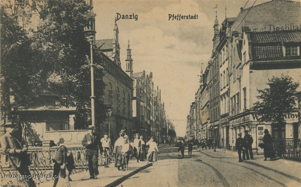Gdańsk, ul. Korzenna, Danzig Pfefferstadt 