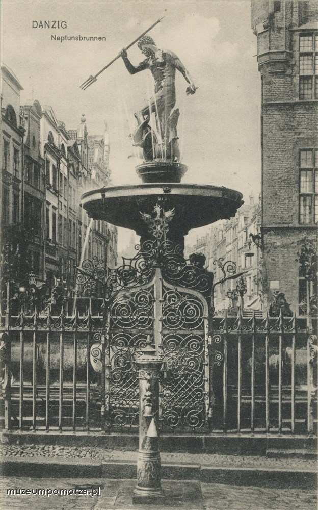 Gdańsk, Fontanna Neptuna, Danzig Das Neptunsbrunnen