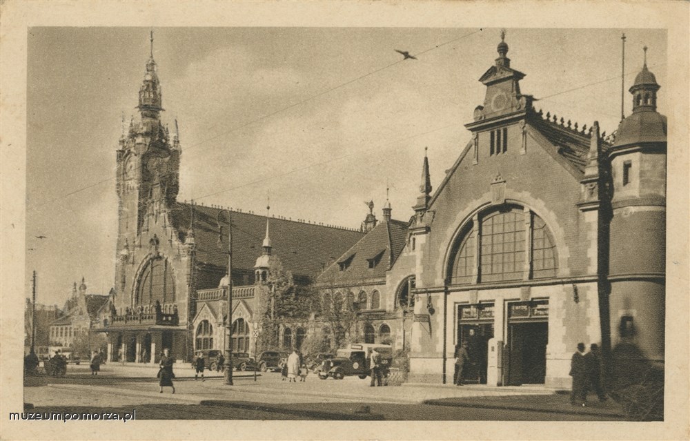 Gdańsk, Dworzec Gdańsk - Główny, Danzig Hauptbanhof