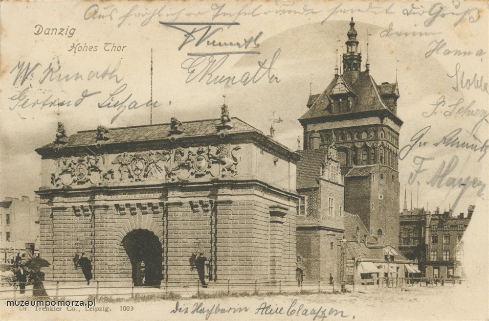 Gdańsk, Brama Wyżynna, Danzig Hohes Thor