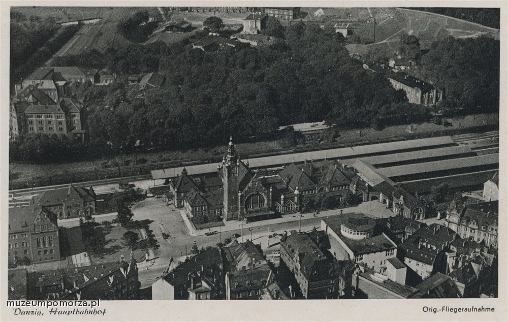 Gdańsk, Dworzec Gdańsk - Główny, Danzig Hauptbanhof