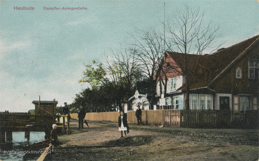 Gdańsk - Stogi (Heubude), przystań promowa (Dampfer - Anlegestelle)