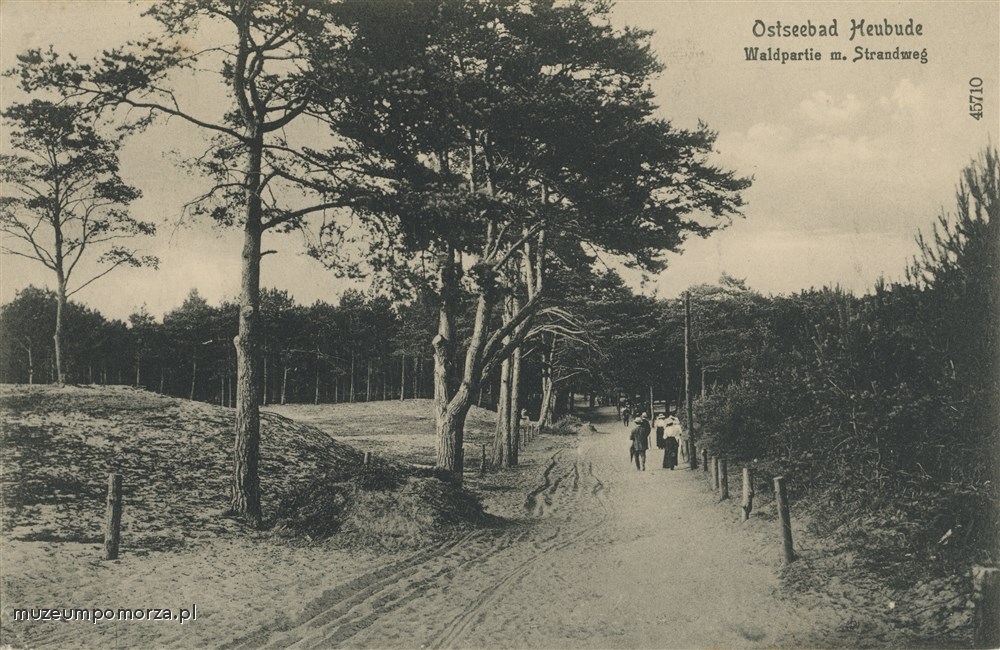 Gdańsk - Stogi (Heubude), droga na plażę