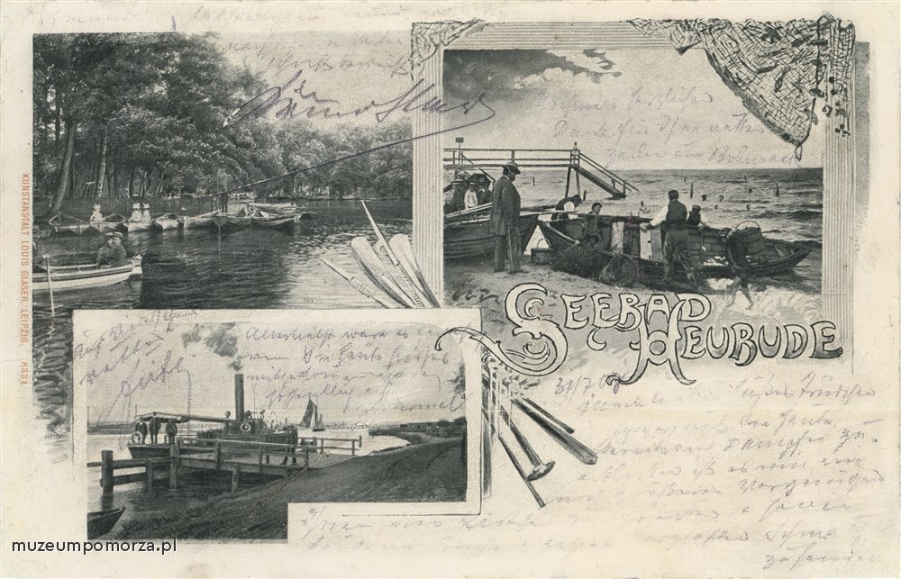 Gdańsk - Stogi (Heubude), nadbałtyckie kąpielisko (Ostseebad)
