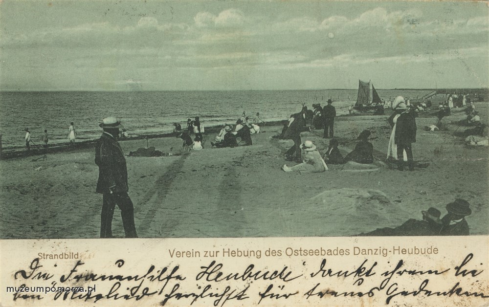 Gdańsk - Stogi (Heubude), plaża (Strandbild)