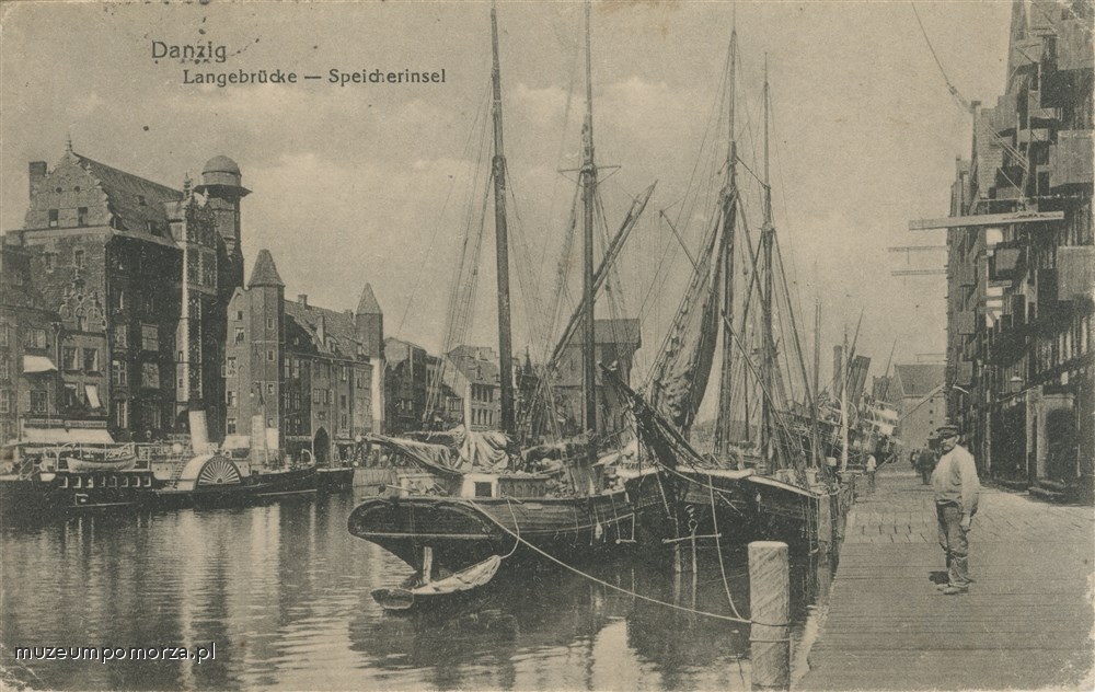 Gdańsk, statki na Motławie