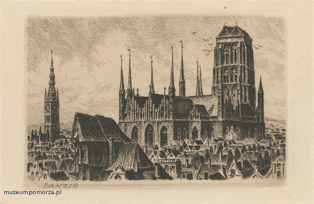 Gdańsk, Widok na fragment Głównego Miasta 