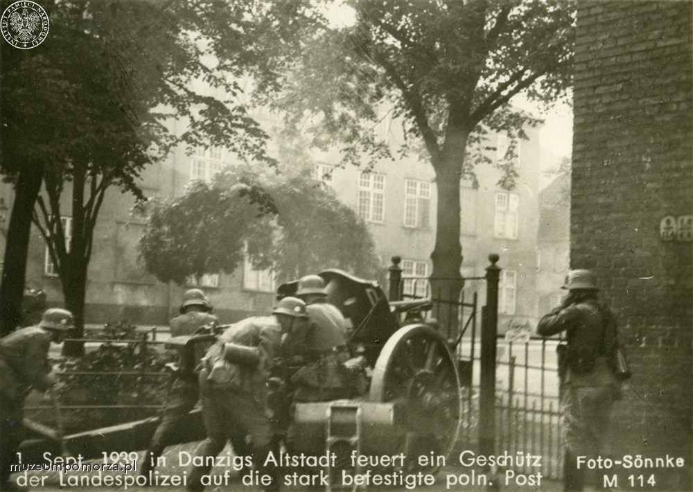 Gdańsk; Obrona budynku Poczty Polskiej w Gdańsku 1 września 1939 r.