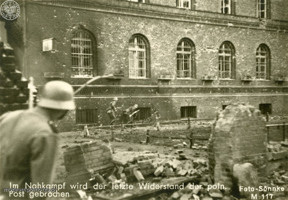 Gdańsk; Obrona budynku Poczty Polskiej w Gdańsku 1 września 1939 r.