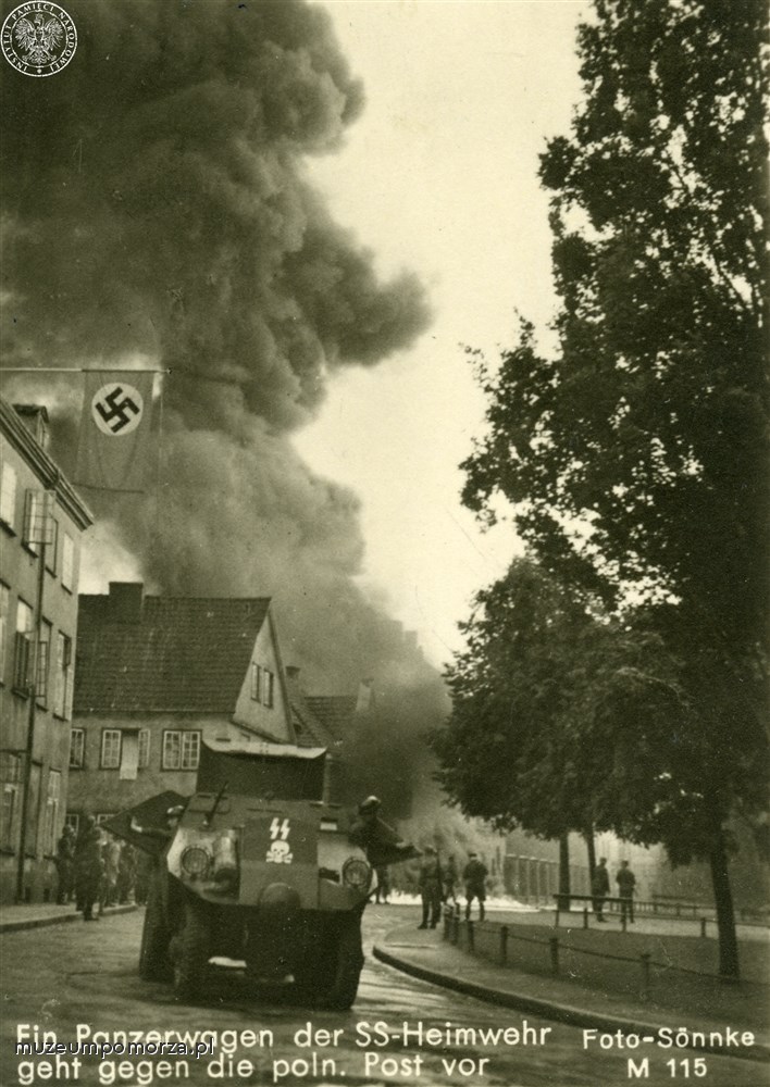 Gdańsk; Obrona budynku Poczty Polskiej w Gdańsku 1 września 1939 r.