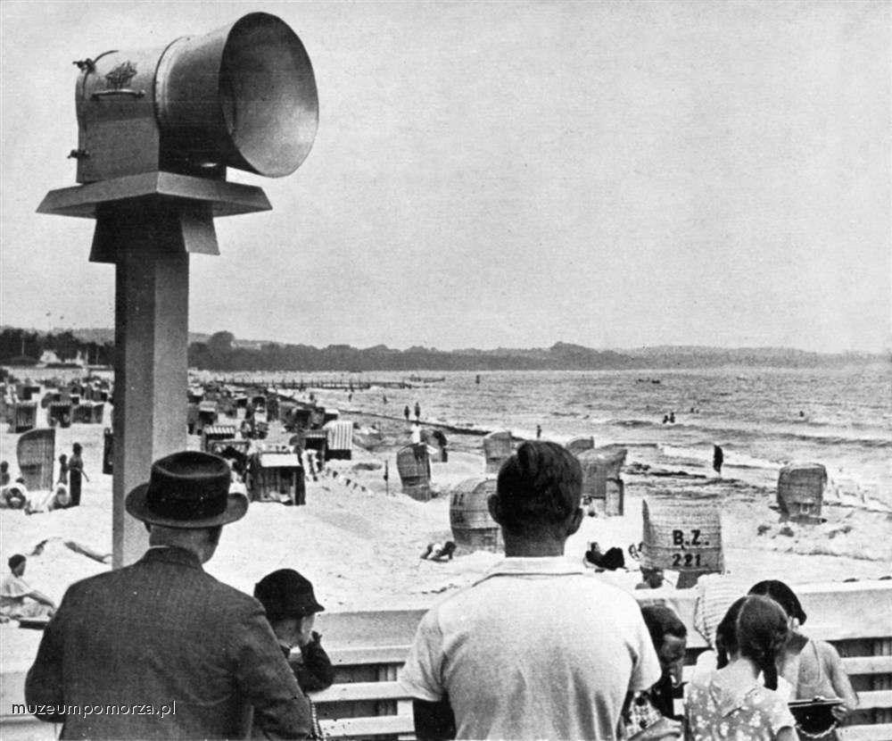 Sopot, Megafon na plaży