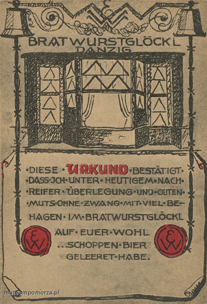 Gdańsk, Pocztówka reklamowa