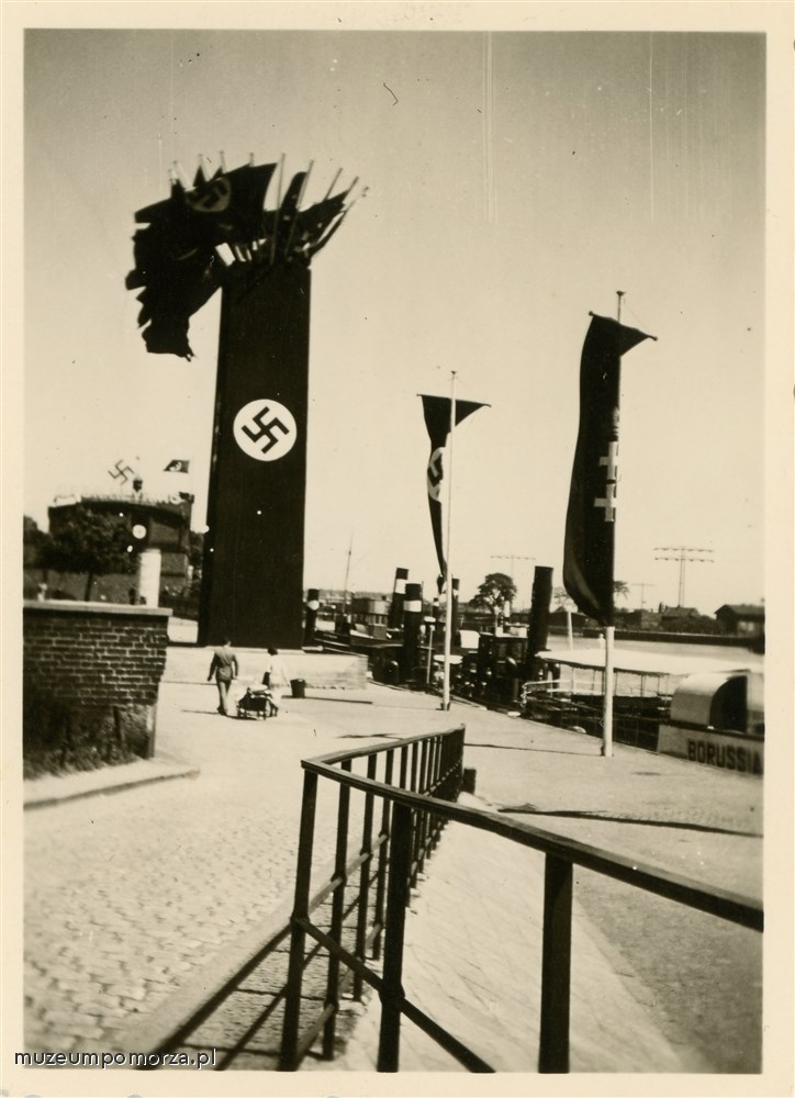 Gdańsk, Niemieckie, nazistowskie dekoracje 