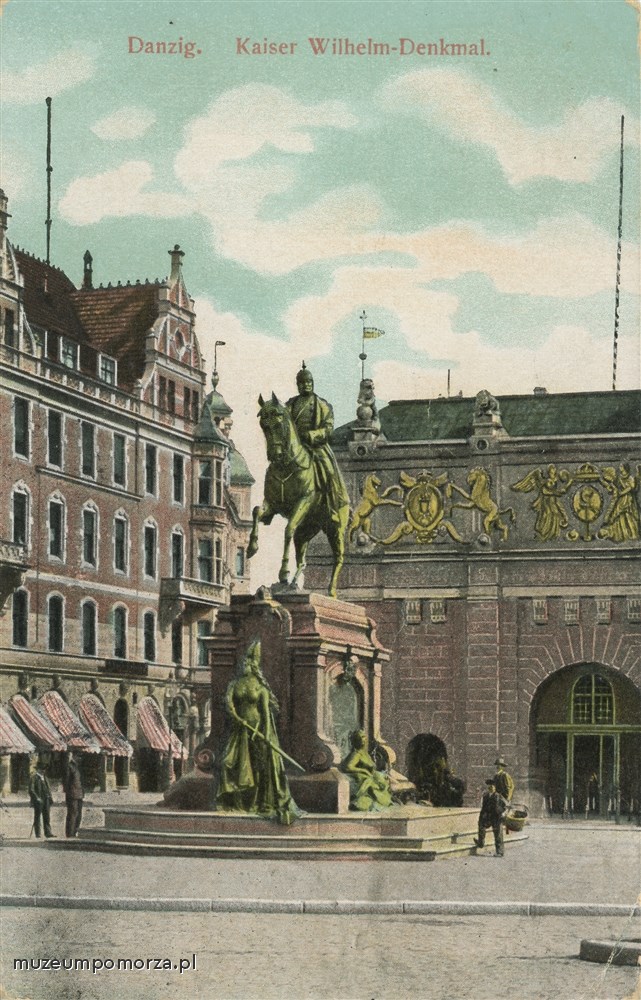 Gdańsk, Pomnik Cesarza Wilhelma I przed Bramą Wyżynną