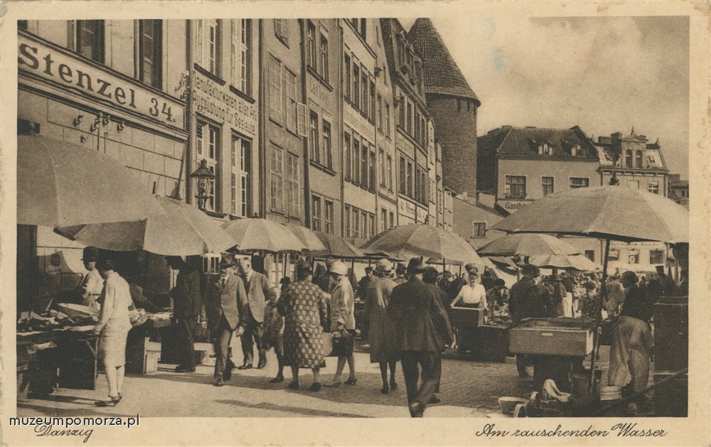 Gdańsk, Baszta Łabędź i Rybackie Pobrzeże