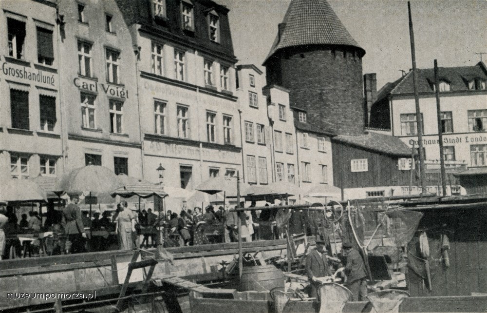 Gdańsk, Baszta Łabędź i Rybackie Pobrzeże