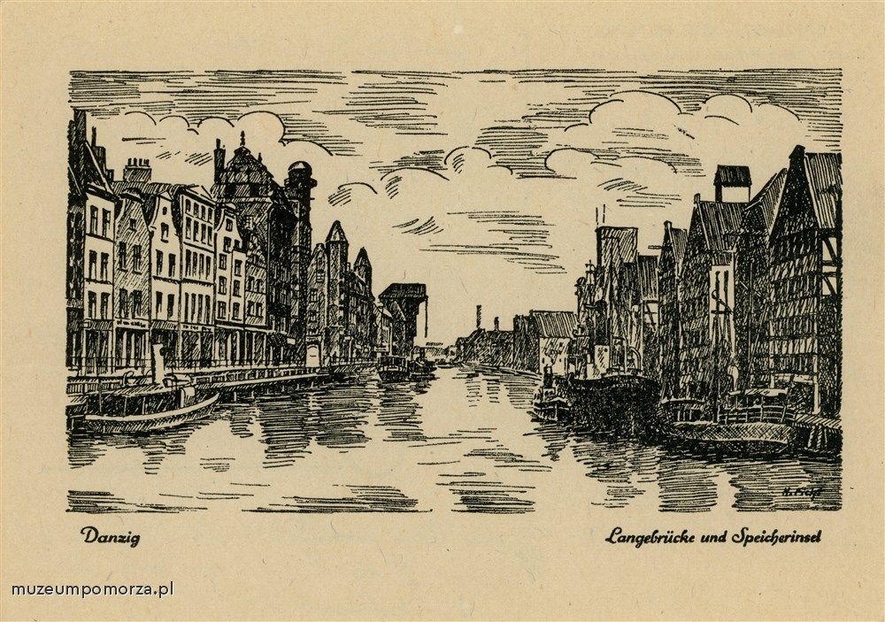Gdańsk, Widok z Zielonego Mostu