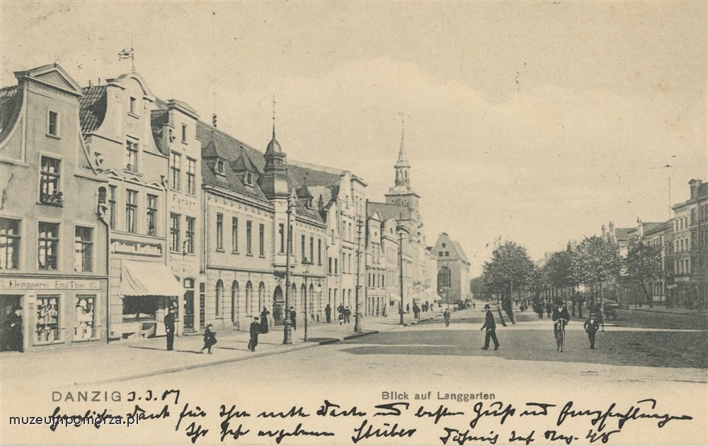 Gdańsk, Długie Ogrody, pierzeja północna
