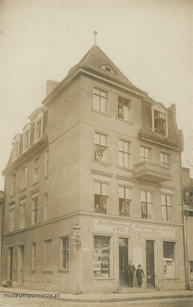 Gdańsk, kamienica przy Łąkowej 45, 45a (Weidengasse)