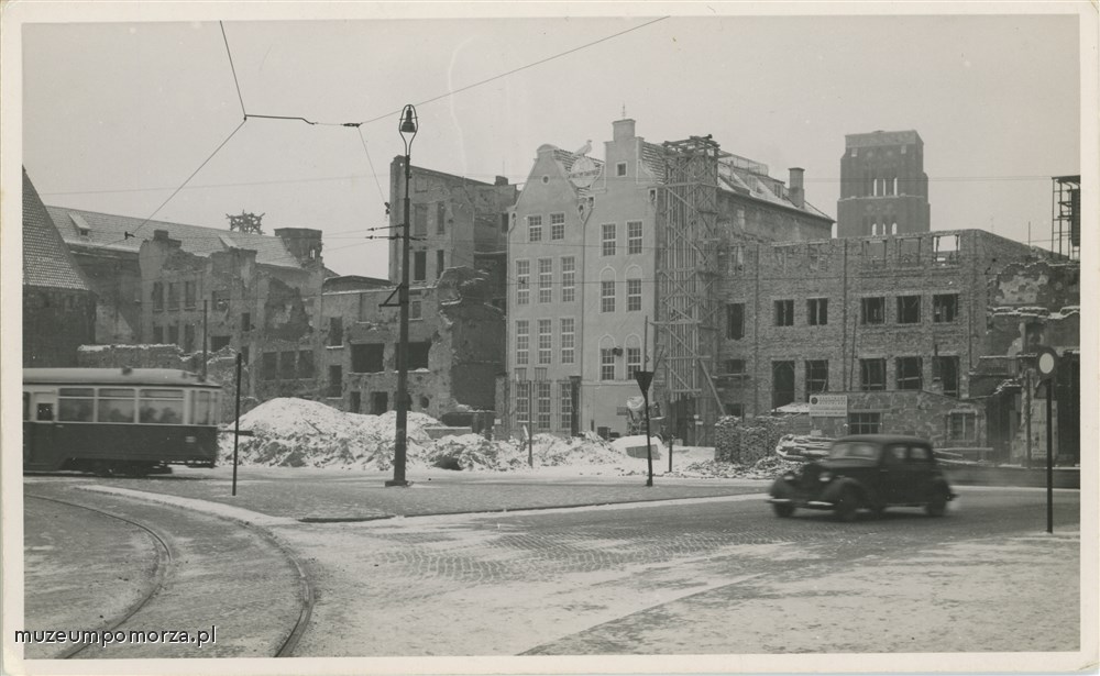 Gdańsk, Targ węglowy zimą