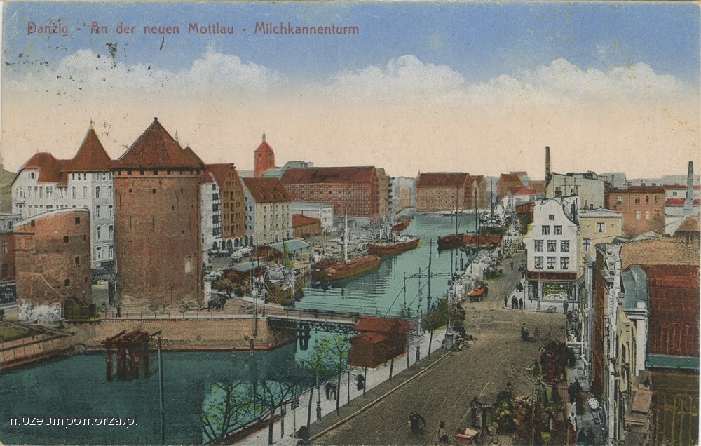 Gdańsk, Brama Stągiewna i ulica Szopy