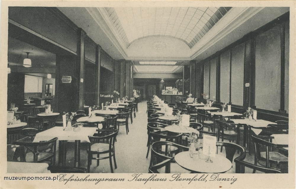 Gdańsk, restauracja (bufet) w domu towarowym Sternfeld