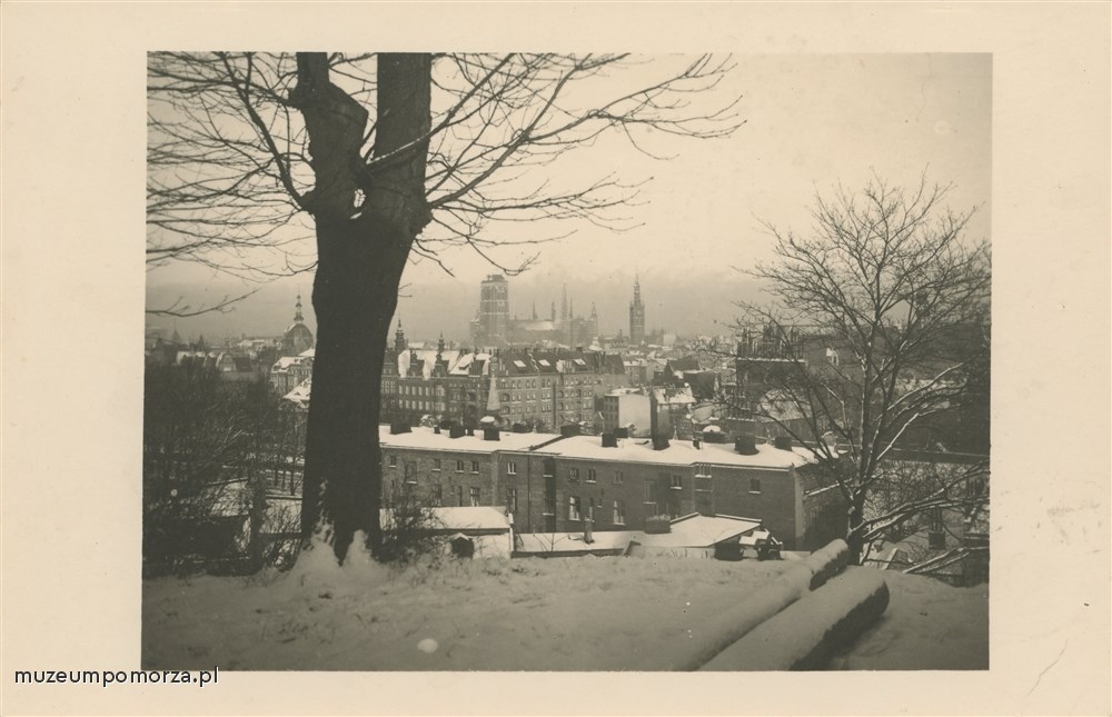 Gdańsk, panorama miasta z Biskupiej Górki