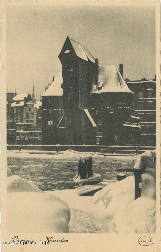  Gdańsk, Żuraw zimą