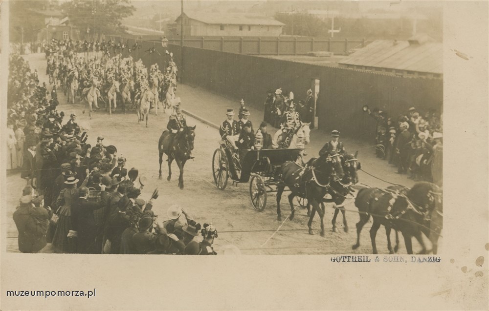 Gdańsk, parada z okazji utworzenia Leibhusaren-Brigade