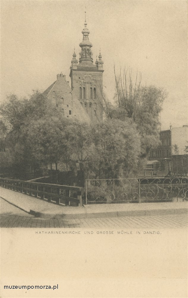 Gdańsk, Kościół św. Katarzyny i Wielki Młyn, Danzig Die Katharinenkirche und die Grosse Mühle